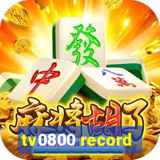 tv0800 record